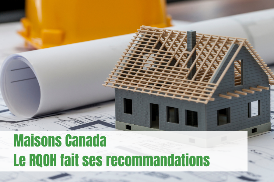 Couverture maisons Canada RQOH